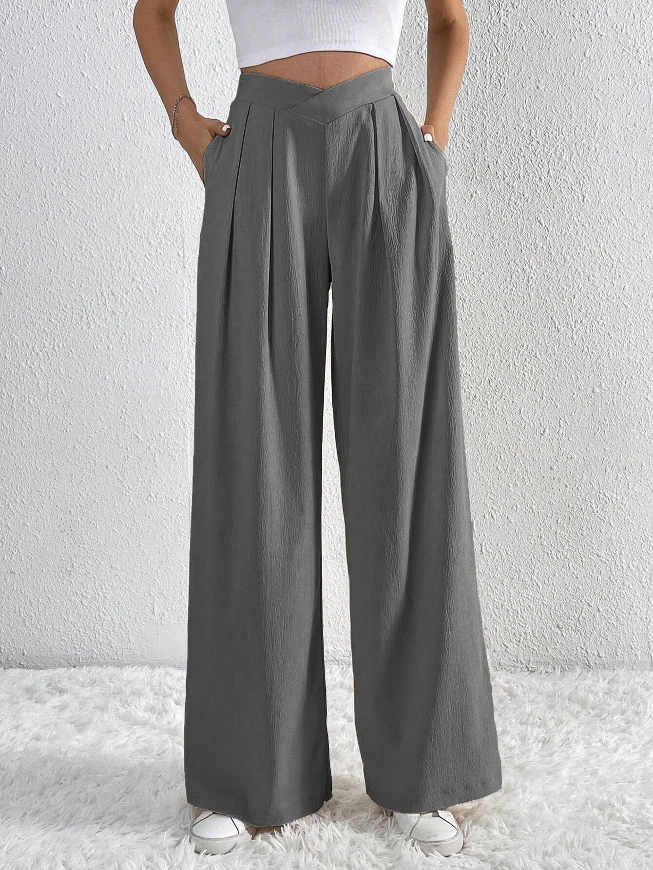 Casual Women's Trousers in Multiple Colours | Comfortable & High-Quality | Sizes S to XL - Fast UK Delivery