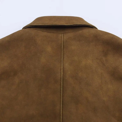Women Pilots Jacket-Pull-Down Collar, Long Sleeves, Hidden Pockets, Ideal for Autumn&Winter Chic Looks