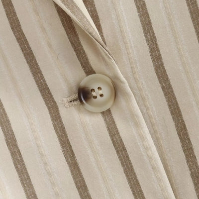 Lady Commute Or High Street Striped Blazer Women's Single-breasted Slim Blazer 2025 Spring Fashion Simple Modern Blazer