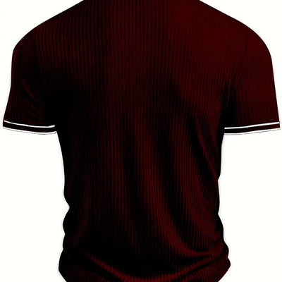 Men's Polo Short-sleeved Shirt Solid Color For Men Business Casual And Trendy Summer New Men's Short-sleeved Polo Shirt