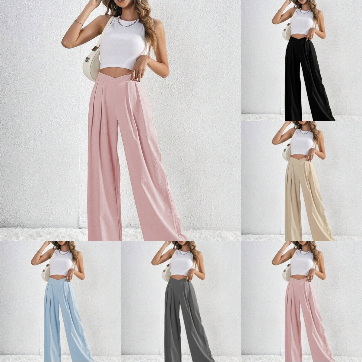 Casual Women's Trousers in Multiple Colours | Comfortable & High-Quality | Sizes S to XL - Fast UK Delivery