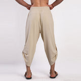 Cotton And Linen Casual Eighth Pants