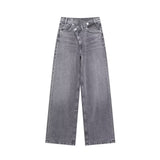 High Waist Wide Leg Jeans Daily Comfortable, Casual And Versatile