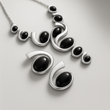 Long Oval Snail Pendant Necklace Women Fashion Jewelry Hot Chains Girls Earring