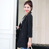 Casual 3/4 sleeves British style suit