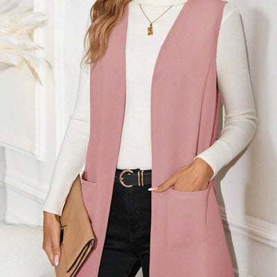 European And American Style Women New Knit Casual Cardigan Sleeveless