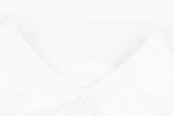 Long sleeve ruffled V-neck shirt