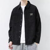 Corduroy Jacket Men's Casual Long-sleeved Shirt