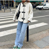 Women's Autumn And Winter Single-breasted Warm Jacket