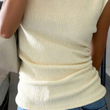 Women's European And American Temperament Pure Color Vest
