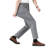 Elastic Waist Straight Dad Sports Pants