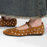 Fashion Crystal Ballet Flats Designer Luxury Mary Jane Shoes Women Black Versatile Single Shoes Comfort Soft Sole Women Loafers