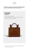 Fashionable Large Capacity Crocodile Pattern Handbag Shoulder Bag Crossbody Bag Stylish Summer New Arrival Handbag