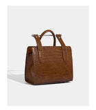 Fashionable Large Capacity Crocodile Pattern Handbag Shoulder Bag Crossbody Bag Stylish Summer New Arrival Handbag