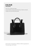 Fashionable Large Capacity Crocodile Pattern Handbag Shoulder Bag Crossbody Bag Stylish Summer New Arrival Handbag
