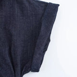 traf Spring New 1975 series denim MIDI dress with lapel side zipper fashion wrinkle waist slim elegant dress