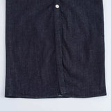 traf Spring New 1975 series denim MIDI dress with lapel side zipper fashion wrinkle waist slim elegant dress