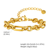 Gold Plated Chunky Chain Bracelet
