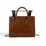 Fashionable Large Capacity Crocodile Pattern Handbag Shoulder Bag Crossbody Bag Stylish Summer New Arrival Handbag