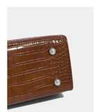 Fashionable Large Capacity Crocodile Pattern Handbag Shoulder Bag Crossbody Bag Stylish Summer New Arrival Handbag