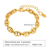 Gold Plated Chunky Chain Bracelet