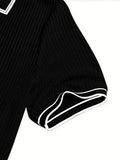 Men's Polo Short-sleeved Shirt Solid Color For Men Business Casual And Trendy Summer New Men's Short-sleeved Polo Shirt