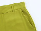 Spring Summer Elegant Solid Office Lady Suits Fashion Sashes Shrug Single Breasted Straight Blazers Chic Flare Pants