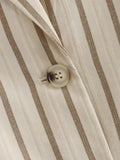 Lady Commute Or High Street Striped Blazer Women's Single-breasted Slim Blazer 2025 Spring Fashion Simple Modern Blazer