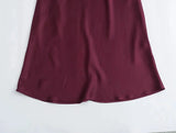 TRAFSHE Midi Satin Dress Woman Long Dresses For Women Chic And Elegant Evening Dresses Female Party Dress