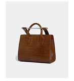 Fashionable Large Capacity Crocodile Pattern Handbag Shoulder Bag Crossbody Bag Stylish Summer New Arrival Handbag