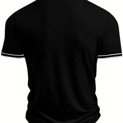 Men's Polo Short-sleeved Shirt Solid Color For Men Business Casual And Trendy Summer New Men's Short-sleeved Polo Shirt
