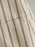 Lady Commute Or High Street Striped Blazer Women's Single-breasted Slim Blazer 2025 Spring Fashion Simple Modern Blazer
