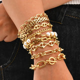 Gold Plated Chunky Chain Bracelet