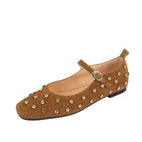 Fashion Crystal Ballet Flats Designer Luxury Mary Jane Shoes Women Black Versatile Single Shoes Comfort Soft Sole Women Loafers
