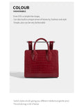 Fashionable Large Capacity Crocodile Pattern Handbag Shoulder Bag Crossbody Bag Stylish Summer New Arrival Handbag