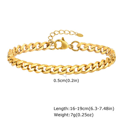 Gold Plated Chunky Chain Bracelet
