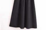 MUJER Black Pleated Long Dresses for Women Knitted Sleeveless Maxi Dress Woman Vintage Party Womens Dresses Spring Casual Dress