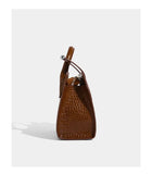 Fashionable Large Capacity Crocodile Pattern Handbag Shoulder Bag Crossbody Bag Stylish Summer New Arrival Handbag