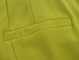 Spring Summer Elegant Solid Office Lady Suits Fashion Sashes Shrug Single Breasted Straight Blazers Chic Flare Pants