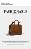Fashionable Large Capacity Crocodile Pattern Handbag Shoulder Bag Crossbody Bag Stylish Summer New Arrival Handbag