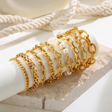 Gold Plated Chunky Chain Bracelet