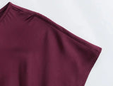 TRAFSHE Midi Satin Dress Woman Long Dresses For Women Chic And Elegant Evening Dresses Female Party Dress