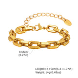 Gold Plated Chunky Chain Bracelet