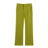 Spring Summer Elegant Solid Office Lady Suits Fashion Sashes Shrug Single Breasted Straight Blazers Chic Flare Pants