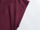 TRAFSHE Midi Satin Dress Woman Long Dresses For Women Chic And Elegant Evening Dresses Female Party Dress