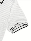Men's Polo Short-sleeved Shirt Solid Color For Men Business Casual And Trendy Summer New Men's Short-sleeved Polo Shirt