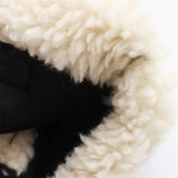 Autumn New Women's European and American Style Artificial Fur Effect Motorcycle Jacket Coat with Fur Integration