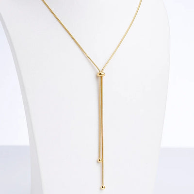 L126 Small Fresh Titanium Steel Locking Chain