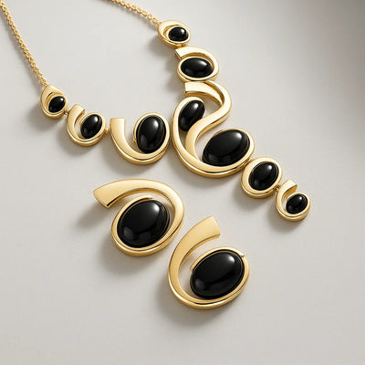 Long Oval Snail Pendant Necklace Women Fashion Jewelry Hot Chains Girls Earring