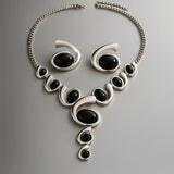 Long Oval Snail Pendant Necklace Women Fashion Jewelry Hot Chains Girls Earring